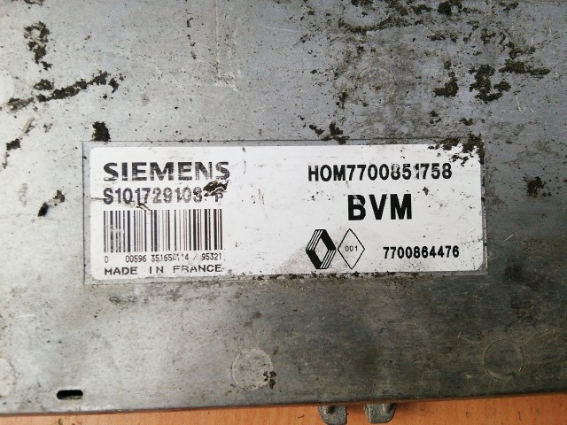 Renault Clio 1990-1998 1,2 Benzin motorvezérlő HOM7700851758 , S101729103