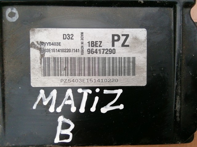 Chevrolet Matiz 2005-2013 800cm3 benzin Motorvezérlő 96417290