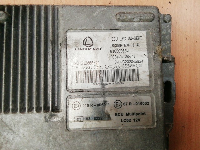 Skoda Fabia II, Roomster, Seat: Ibiza (6J), Cordoba, Volkswagen: Polo (9N3 / 6R gáz motorvezérlő 61656500W