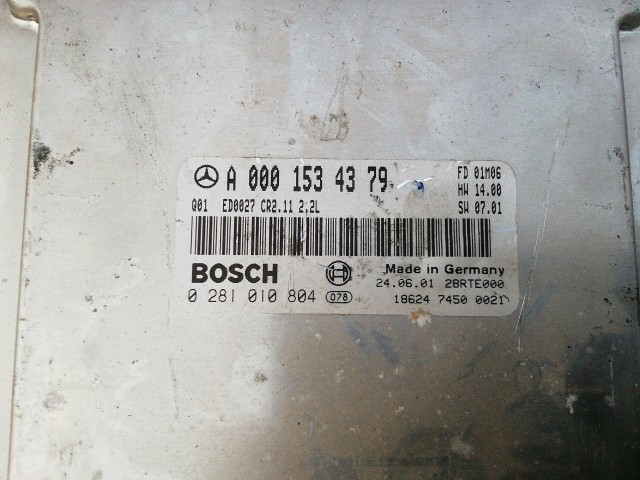 Mercedes Benz E-Class W210, W203 C-Class 2,2 Diesel motorvezérlő  0281010804 
