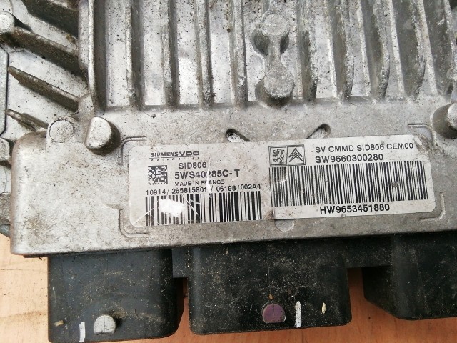 Citroen C2 2001-2012 1,4 HDi motorvezérlő 5WS40285C-T