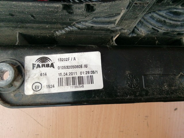 158551 Fiat Fiorino , Qubo, Citroen Nemo jobb hátsó lámpa 1353205080 izzófoglalat nélkül!!!!