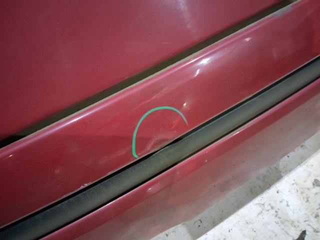 176159 Fiat 500 2007-2015 Pop, hátsó lökhárító, a képen látható sérüléssel 71777639