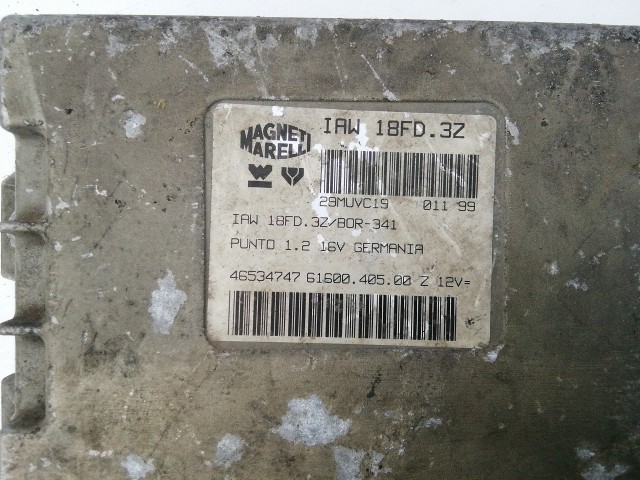 Fiat Punto I.  1993-1999 1,2 16v benzin Motorvezérlő 46534747