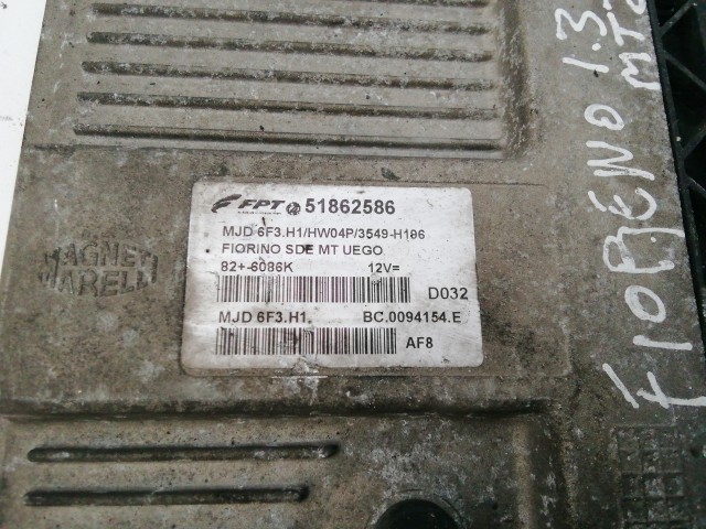 Fiat Fiorino, Qubo 1,3 16v Diesel motorvezérlő Euro 5 75 Le 51862586