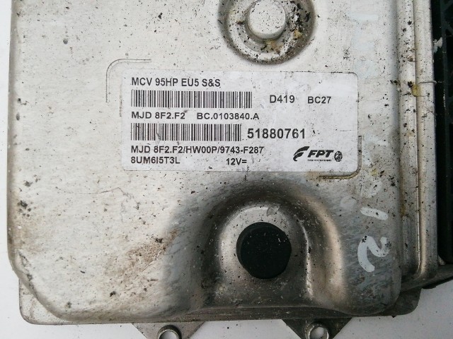 Fiat Fiorino , Qubo 2007-2016 1,3 16v Diesel 95 Le Euro 5 motorvezérlő 51880761