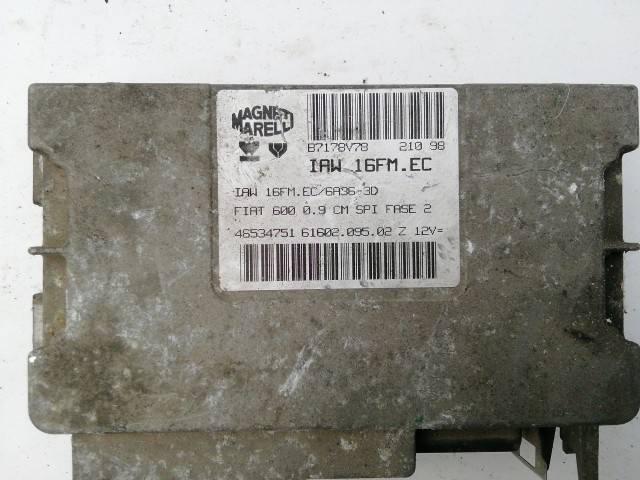 Fiat Seicento 1998-2010 900 cm3 benzin Motorvezérlő 46534751
