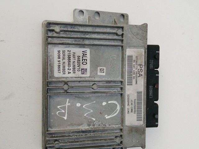 Citroen C3 I. 2002-2010  1,4 8v benzin Motorvezérlő 9666149880 , 9660388980