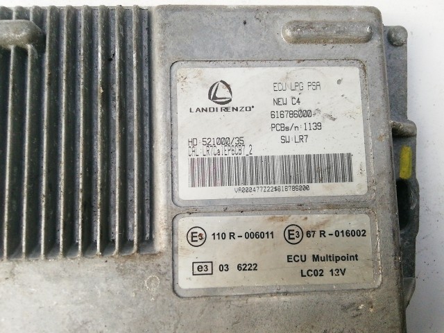 Citroen C4 2004-2011 1,4-1,4 benzin Lpg gázvezérlő 616786000