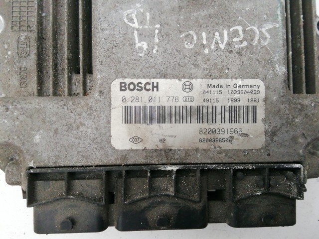 Renault Scenic II , Megane II , 19, 8v Diesel Motorvezérlő 8200391966 , 0281011776