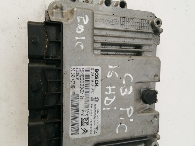 Citroen Berlingo, Peugeot Partner 1,6 16v Diesel Motorvezérlő 0281013872 , 9664843780