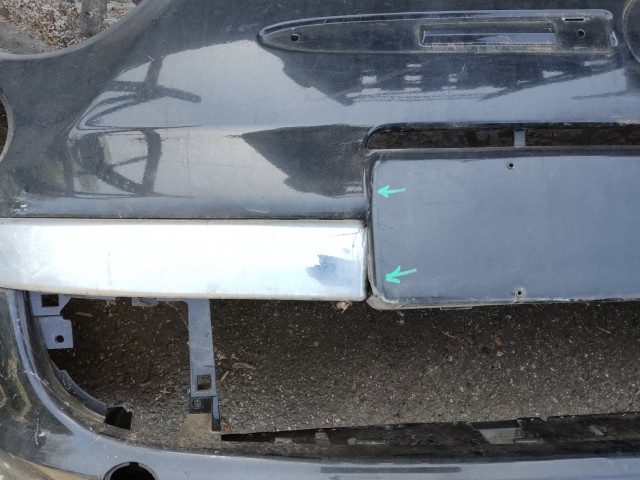 179708 Fiat 500 Lounge 2007-2015 első Lökhárító, a képen látható sérüléssel