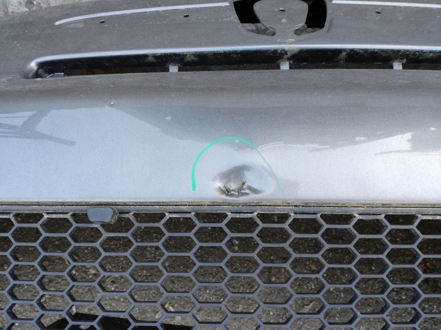 179805 Abarth 500 2008-2017 első Lökhárító, a képen látható sérüléssel 735487069