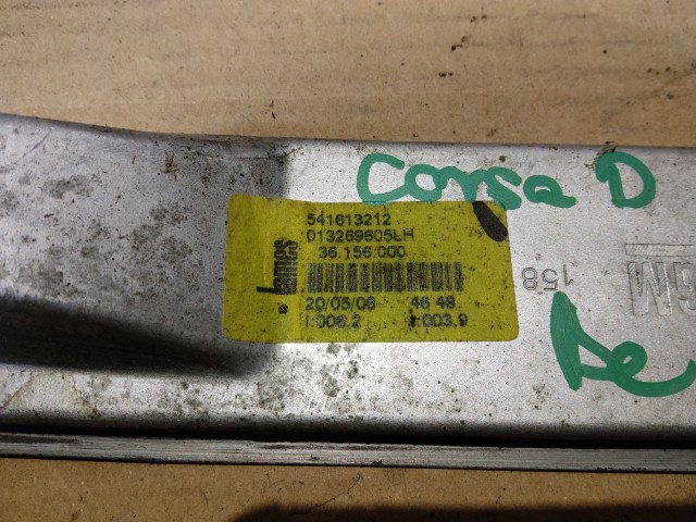 Opel Corsa D 2006-2014 3 ajtós bal első elektromos ablakemelő 541613212