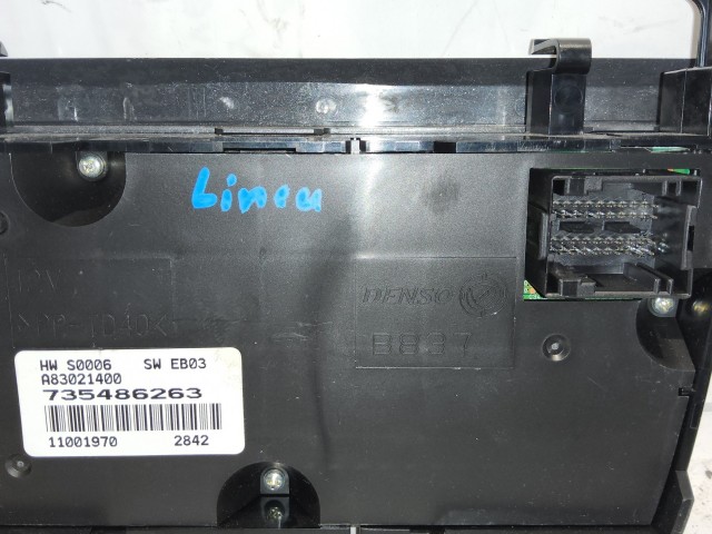 Fiat Linea  digit fűtéskapcsoló 735486263