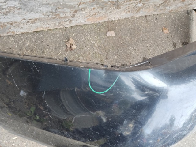 136353 Alfa Romeo 166 1998-2007 hátsó lökhárító a képen látható sérüléssel