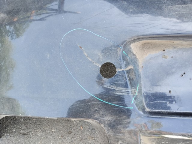 182168 Alfa Romeo Brera  2005-2010 parkszenzorhelyes hátsó lökhárító,a képen látható sérüléssel