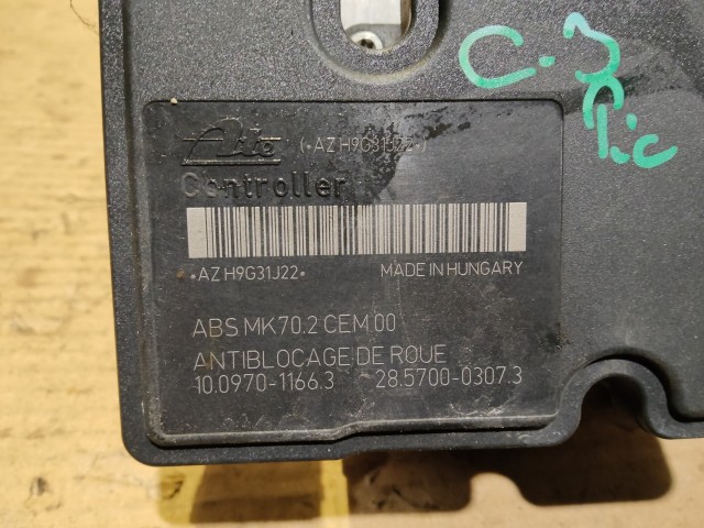 Citroen C3 Picasso  2009-2017  Ate  Abs   9665370480 , 10.0207-0180.4