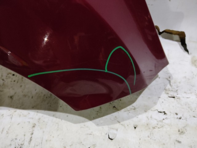 182612 Ford Fiesta 2008-2017 jobb első sárvédő, a képen látható sérüléssel