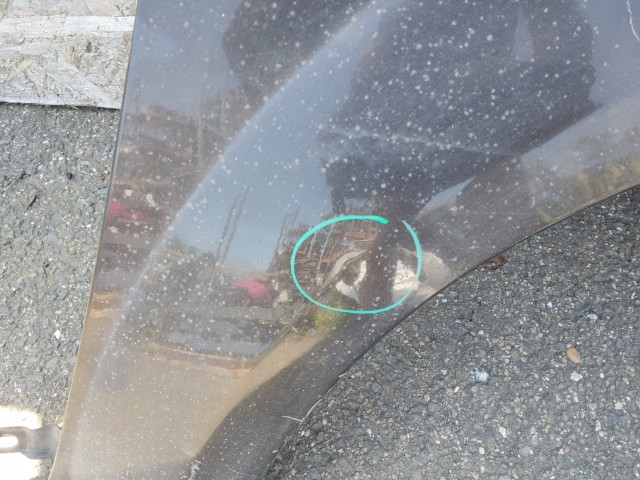 184600 Fiat Croma  2008-2010 jobb első sárvédő, a képen látható sérüléssel