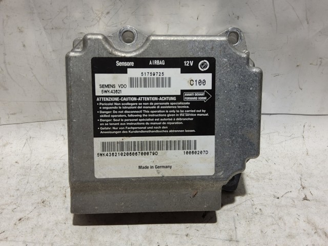 Fiat Multipla Légzsák indító elektronika 51759725