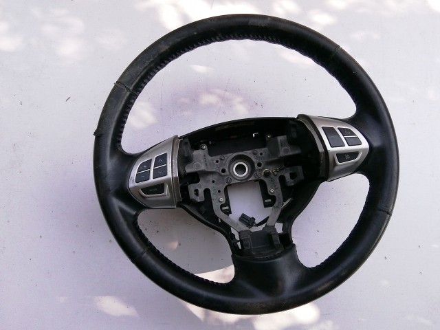 189105 Peugeot 4007 2007-2012 multikormányos bőr kormánykerék, erősen kopott!!!!