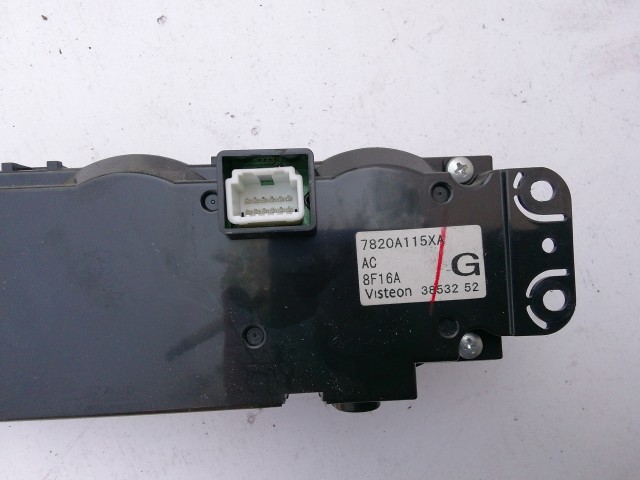 Peugeot 4007 2007-2012 manuális fűtéskapcsoló 7820A115XA