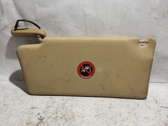 Lancia Thesis 2001-2007 Napellenző Használt barna tükrös világítással jobb