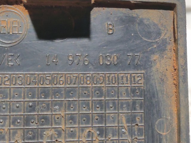 188120 Fiat Scudo 2007-2016 matt fekete színű első vonószem takaró 