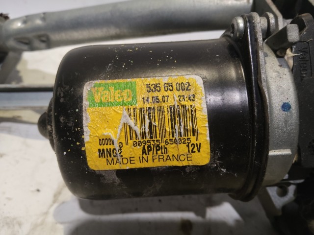 Citroen C1 2005-2014 Ablaktörlő motor mechanikával Használt Valeo