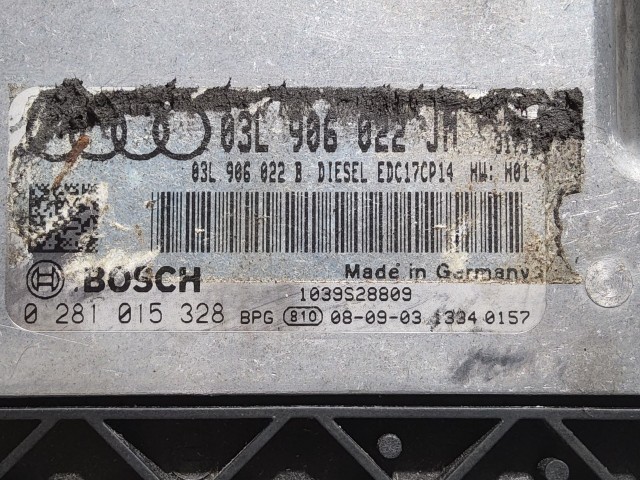 Audi A4 B8 2008-2016 2,0 Diesel Motorvezérlő 0281015328 , 03L906022JM