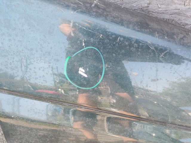 189598 Alfa Romeo 164 1987-1997 Sárvédő Használt Jobb első Zöld  a képen látható sérüléssel