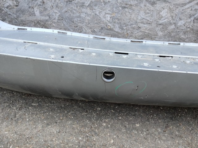 190096 Fiat Stilo 2001-2007 Lökhárító Használt parkszenzoros hátsó Ezüst  a képen látható sérüléssel