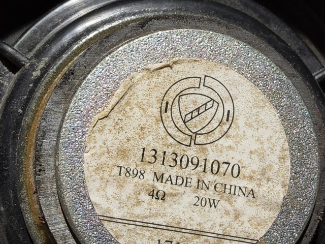 Fiat Doblo 2009-2015 hangszóró 1313091070