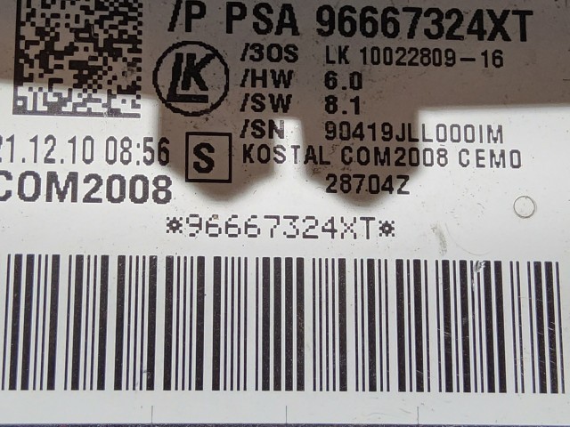 Citroen C3 II. 2010-2016 Kormánykapcsoló Használt 