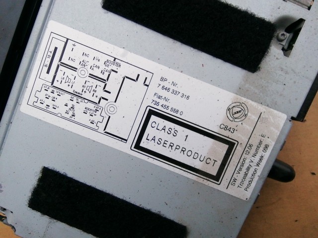 190369 Fiat Linea 2007-2012 Blaupunkt Cd-s Rádió