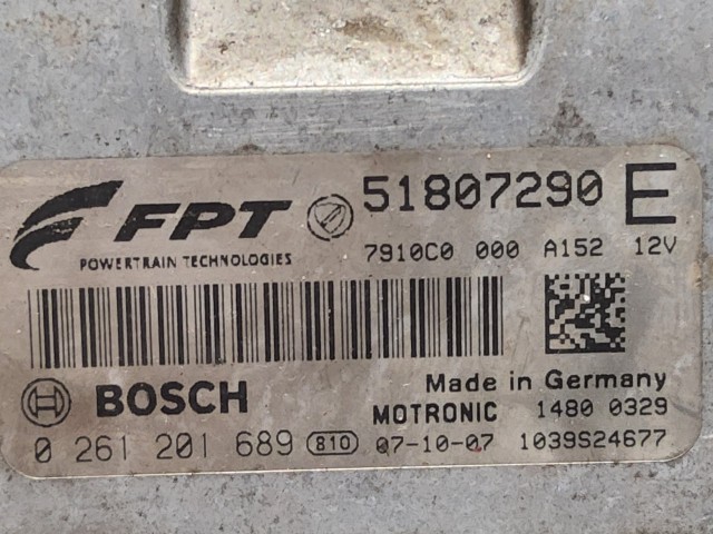 192949 Fiat Linea 2007-2017 1,4 16v benzin motorvezérlő szett 51778013, 0261201689