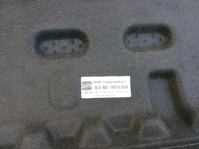 194283 Seat Ibiza 6L1 2002-2008 Kalaptartó 6L6867769G6E8