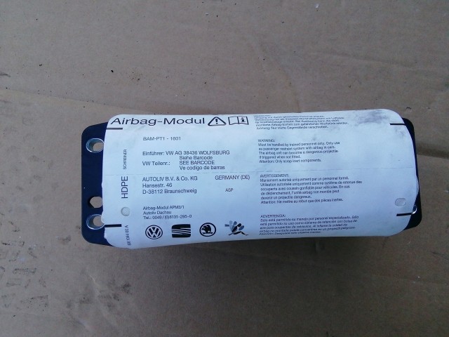 Volkswagen Tiguan 2007-2018 2007-2017 Légzsák Használt  narancssárga Utas légzsák 