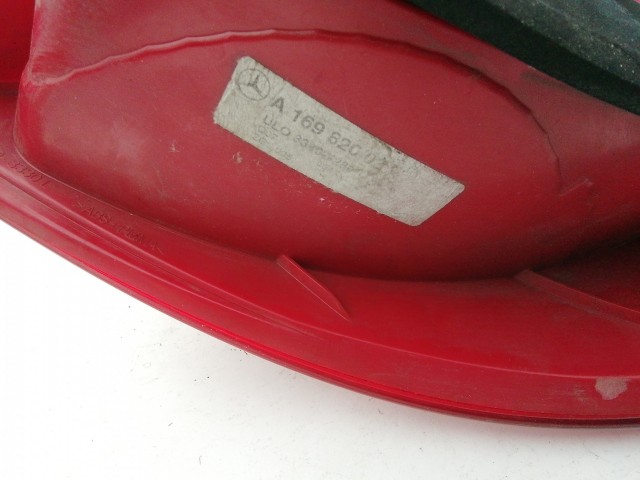 195861 Mercedes Benz A-Class(W169) 2004-2008 bal hátsó lámpa, átlátszó A1698200364