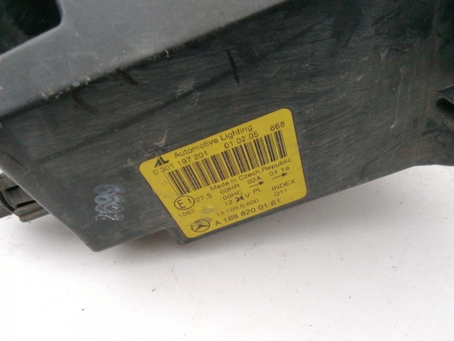 195831 Mercedes Benz A-Class(W169) 2004-2008 bal első fényszóró A1698200161