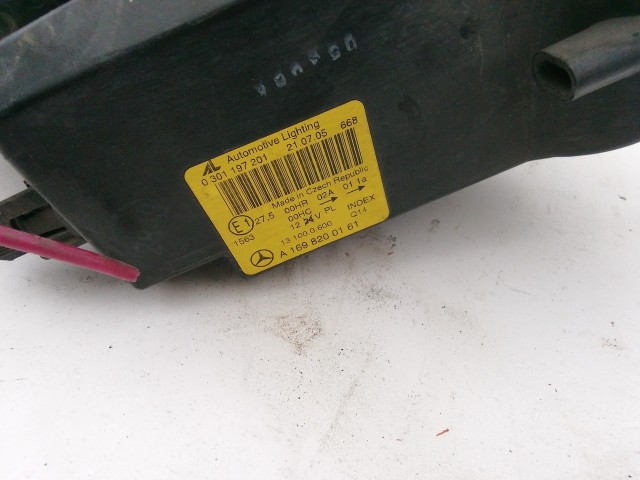 195829 Mercedes Benz A-Class(W169) 2004-2008 bal első fényszóró A1698200161