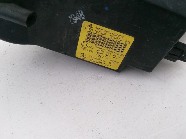 195823 Mercedes Benz A-Class(W169) 2004-2008 Jobb első fényszóró A1698200261