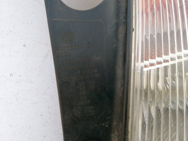 193598 Lancia Ypsilon 2003-2011 jobb hátsó fehér lámpa, izzófoglalat nélkül 51786657