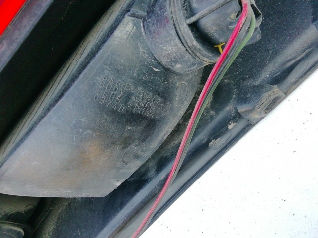 193625 Ford Fiesta 2002-2008 2002-2008 Lámpa , Fényszóró Használt  jobb hátsó