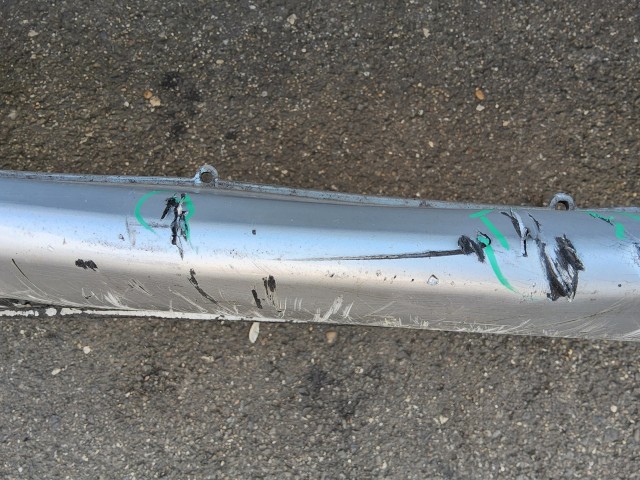 197681 Alfa Romeo 147 2005-2010 első lökhárító, a képen látható sérülésekkel