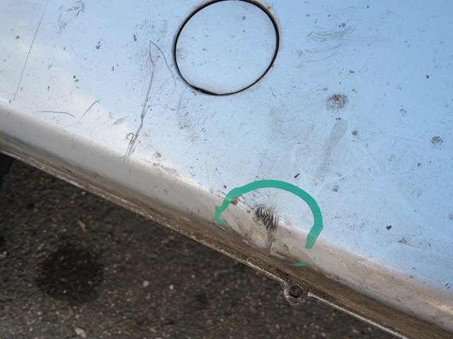 197681 Alfa Romeo 147 2005-2010 első lökhárító, a képen látható sérülésekkel