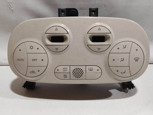 Fiat 500 2007-2015 digit klímás fűtés kapcsoló 735491193