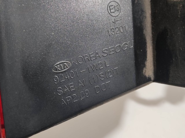 198001 Kia Rio 2011-2017 bal hátsó lámpa 92401-1w2L