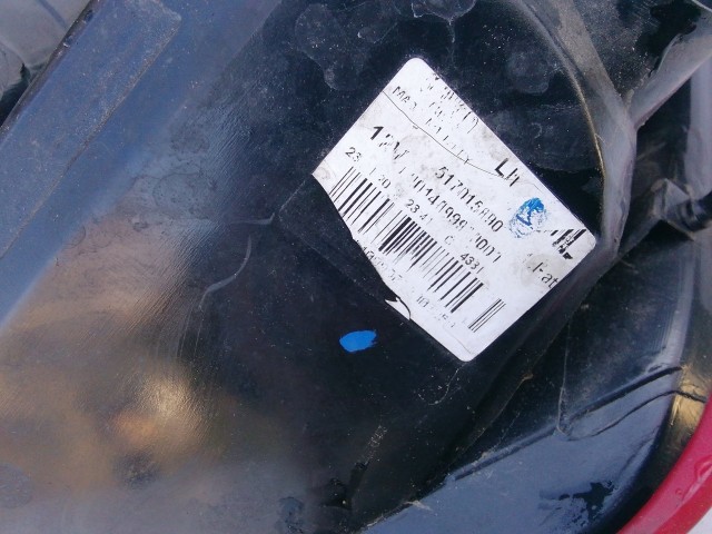 193891 Fiat Grande Punto 2005-2009 bal hátsó lámpa,a képen látható sérüléssel, izzófoglalat nélkül!!